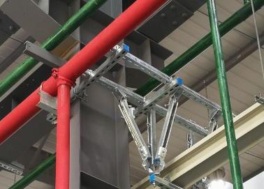 岷县该抗震支架的整体式支吊架结构协调性好